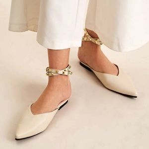 Ankle strap flats